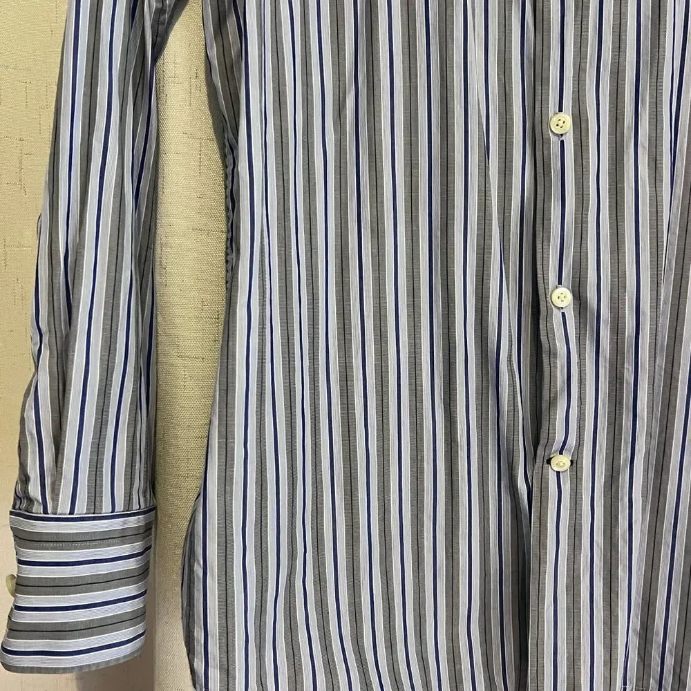 Banana Republic Slim Fit Button Down Shirt Size Large